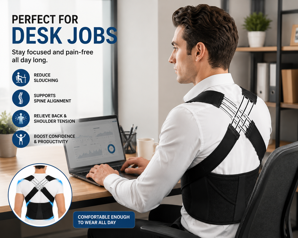 ✨ Premium Posture Corrector Belt – Improve Posture & Support Your Back