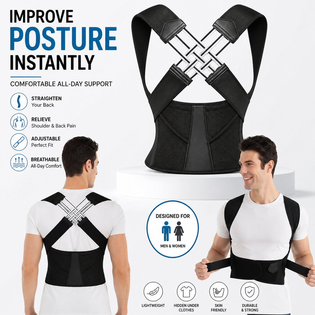 ✨ Premium Posture Corrector Belt – Improve Posture & Support Your Back