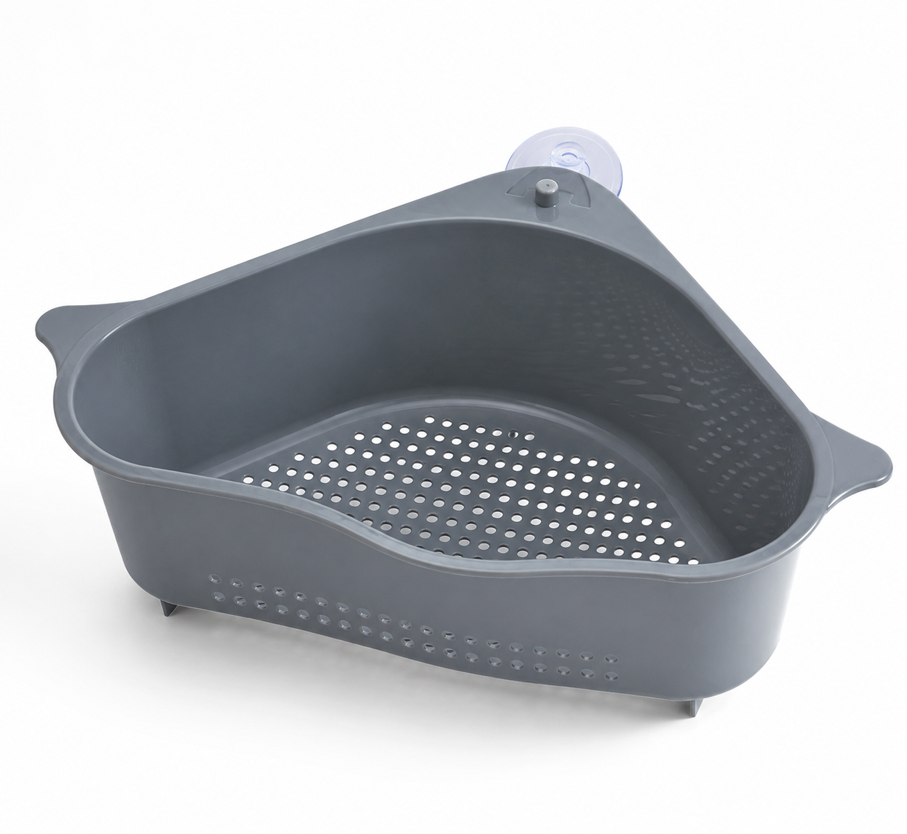 💧 3-in-1 Corner Sink Drain Basket – Wash, Drain & Organize