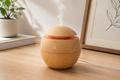 Premium Ultrasonic Aroma Diffuser & Cool Mist Humidifier — Wood Grain Design, LED Mood Light & Auto Shut-Of
