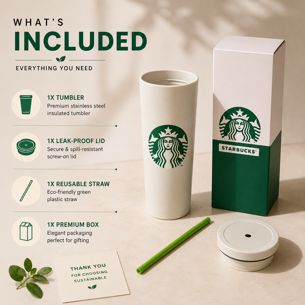 🚗 GoSip™ Leak-Proof Travel Tumbler with Reusable Straw