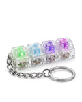 LED Mechanical Fidget Keychain – Mini Clicky Stress Relief Toy