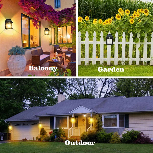 SolarGlow™ Solar Motion Sensor Wall Light — IP65 Waterproof, Auto On/Off, No Wiring Required
